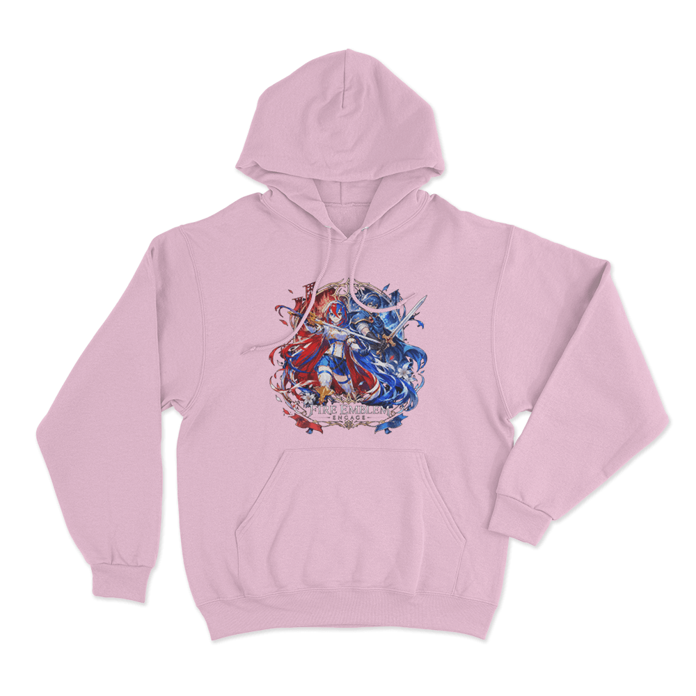 Fire Emblem Alear And Marth Unisex Hoodie Pink Fire Emblem Alear And Marth Unisex Hoodie Pink