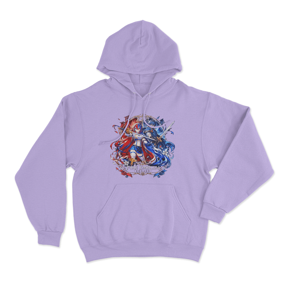 Fire Emblem Alear And Marth Unisex Hoodie Purple Fire Emblem Alear And Marth Unisex Hoodie Purple