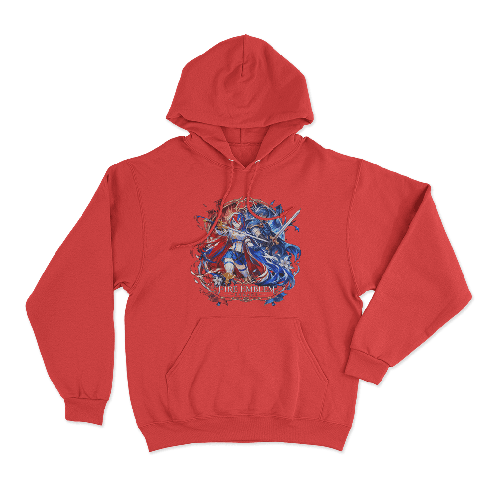 Fire Emblem Alear And Marth Unisex Hoodie Red Fire Emblem Alear And Marth Unisex Hoodie Red
