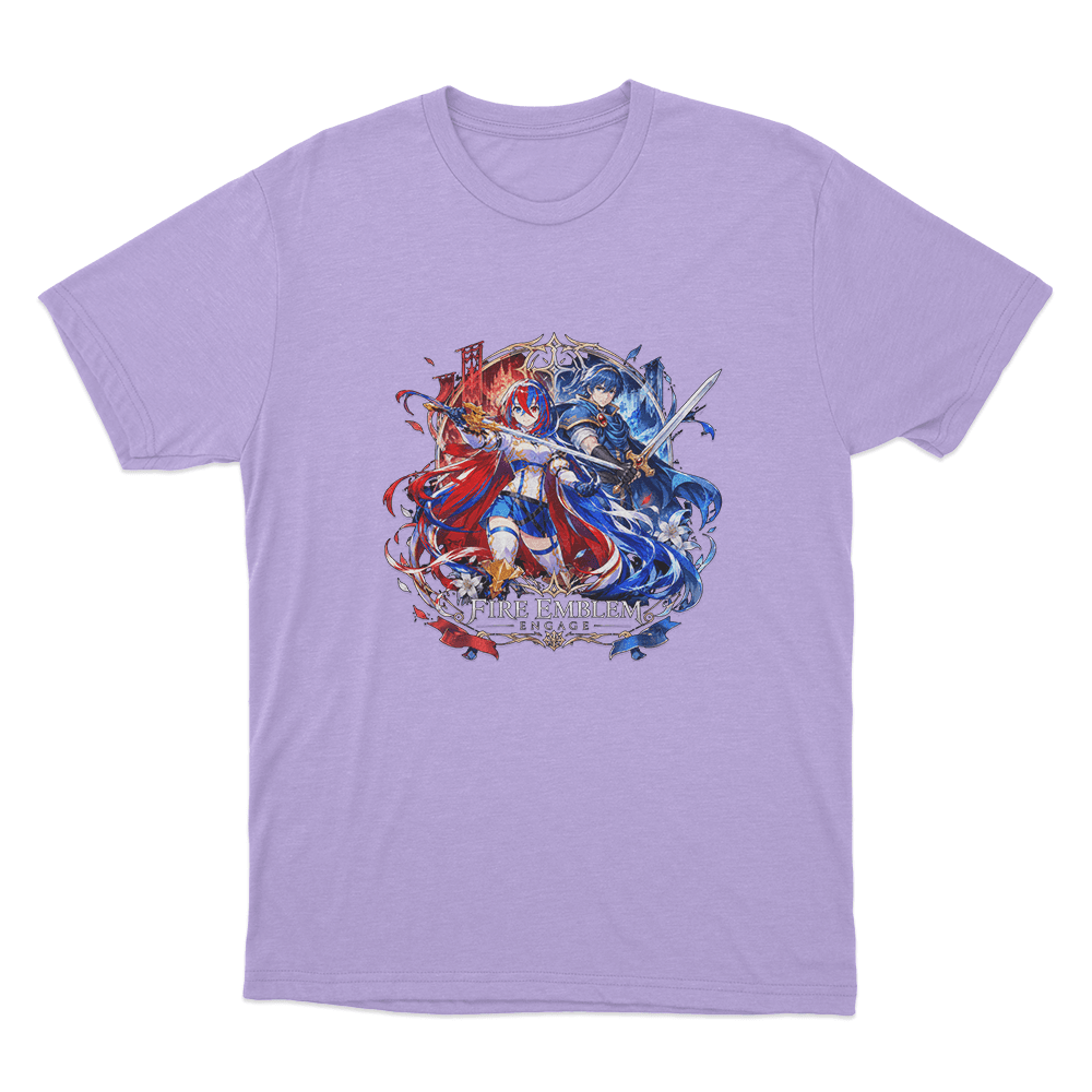 Fire Emblem Alear And Marth Unisex T Shirt Purple Fire Emblem Alear And Marth Unisex T Shirt Purple