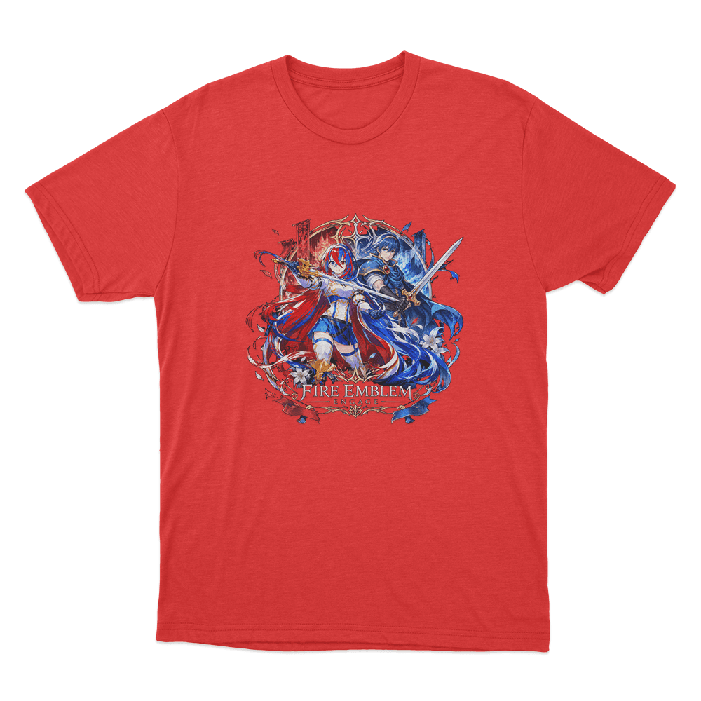 Fire Emblem Alear And Marth Unisex T Shirt Red Fire Emblem Alear And Marth Unisex T Shirt Red