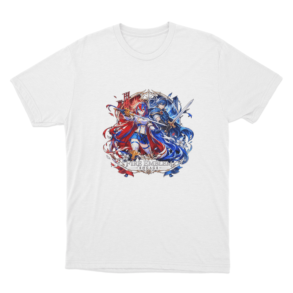Fire Emblem Alear And Marth Unisex T Shirt White Fire Emblem Alear And Marth Unisex T Shirt White