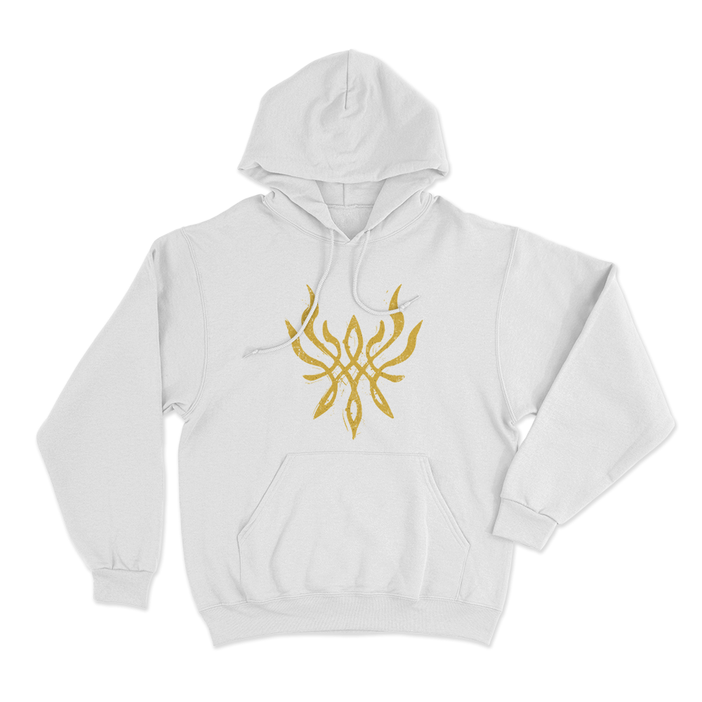 Fire Emblem Crest Of Flames Unisex Hoodie White Fire Emblem Crest Of Flames Unisex Hoodie White