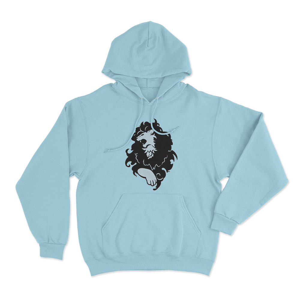 Fire Emblem Lions Crest Unisex Hoodie Sky Blue Fire Emblem Lions Crest Unisex Hoodie Sky Blue