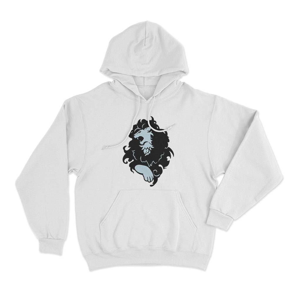 Fire Emblem Lions Crest Unisex Hoodie White Fire Emblem Lions Crest Unisex Hoodie White