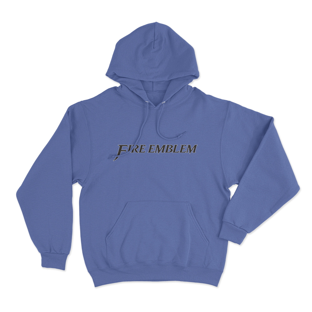 Fire Emblem Logo Unisex Hoodie Blue Fire Emblem Logo Unisex Hoodie Blue