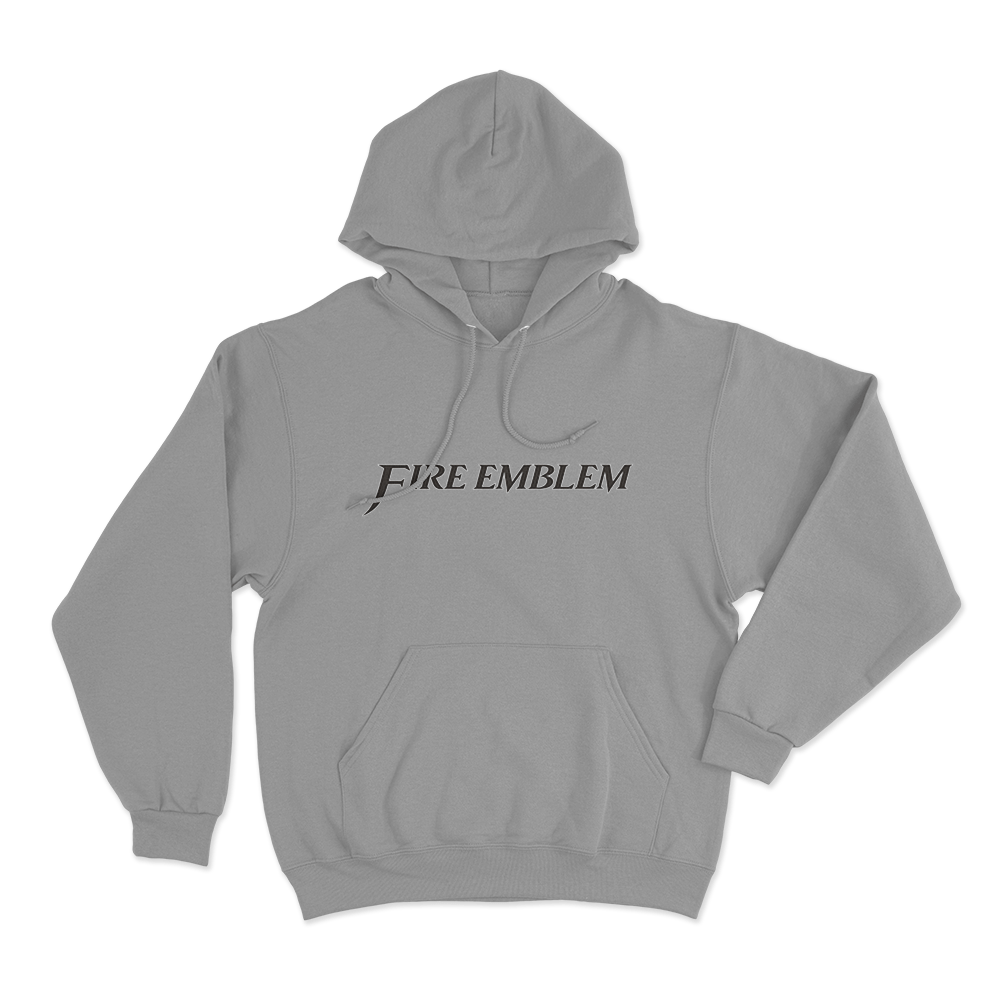Fire Emblem Logo Unisex Hoodie Grey Fire Emblem Logo Unisex Hoodie Grey