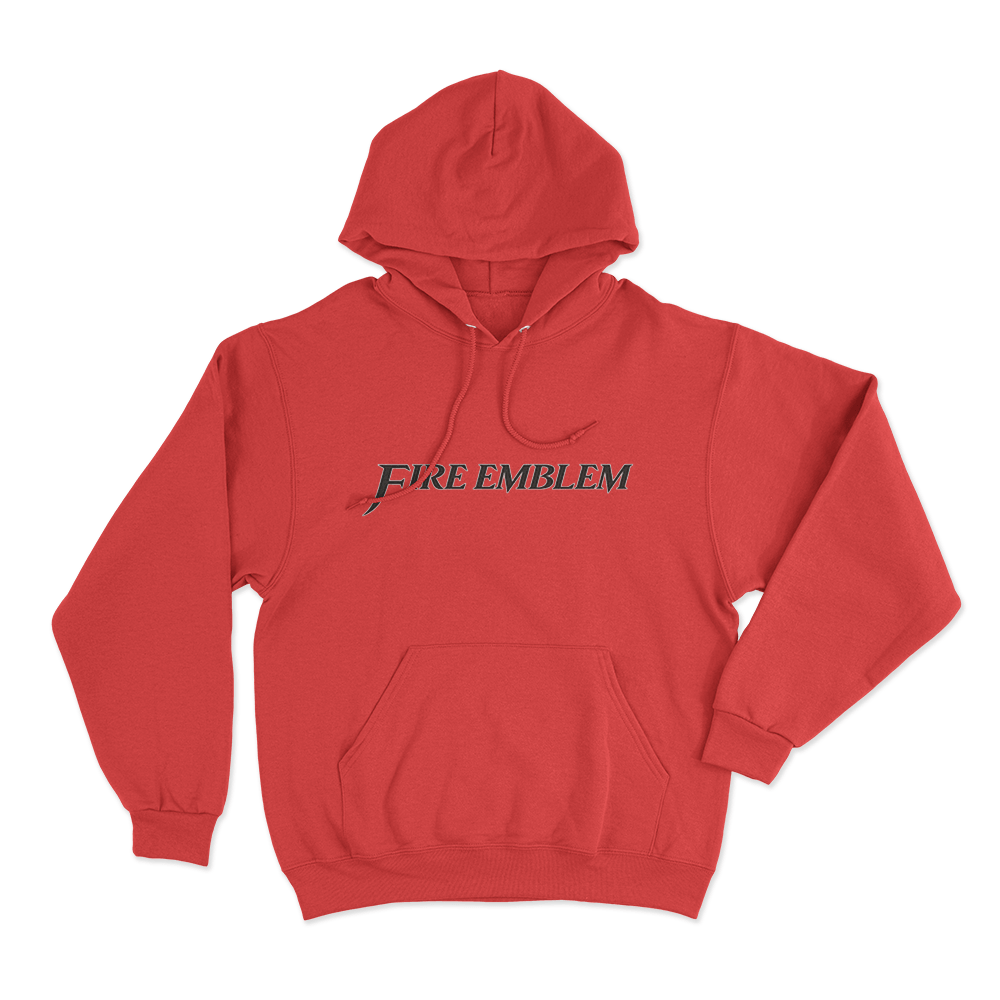 Fire Emblem Logo Unisex Hoodie Red Fire Emblem Logo Unisex Hoodie Red