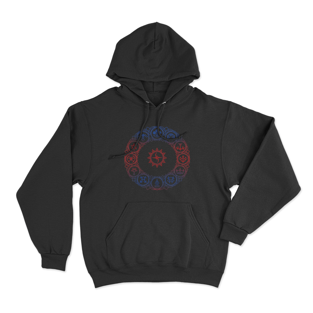 Fire Emblem Twelve Emblem Symbols Unisex Hoodie Black Fire Emblem Twelve Emblem Symbols Unisex Hoodie Black